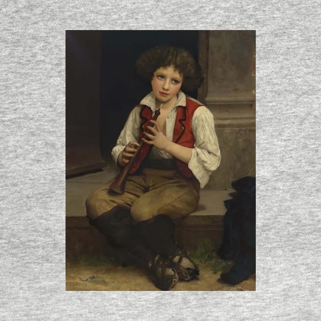 Pifferaro by William-Adolphe Bouguereau by Classic Art Stall